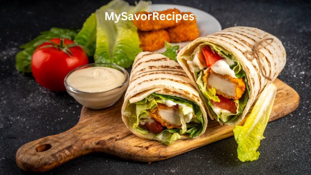 Chicken and Cheese Wraps
