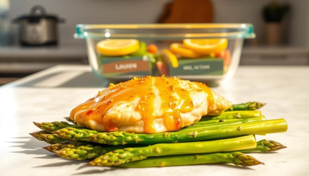 One Pan Lemon Chicken Meal Prep One Pan Lemon Chicken Meal Prep