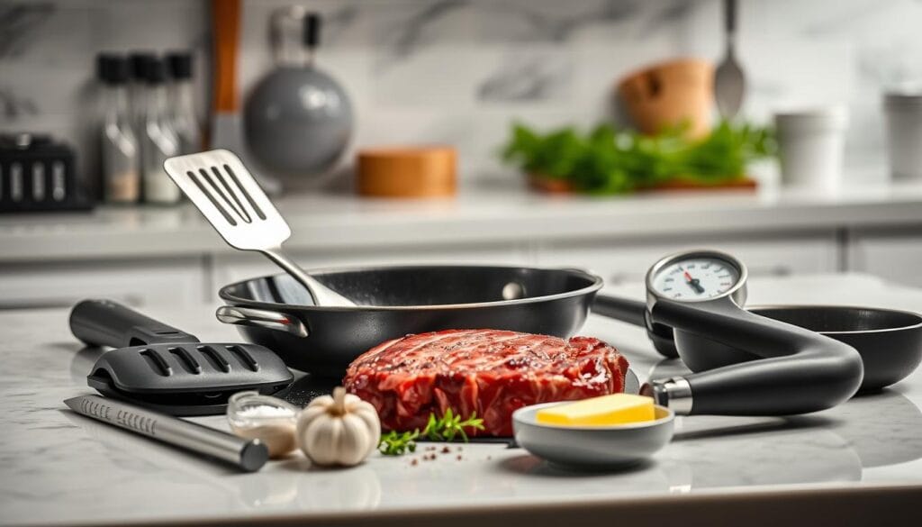 Pan-Seared Round Steak Cooking Tools Pan-Seared Round Steak Cooking Tools