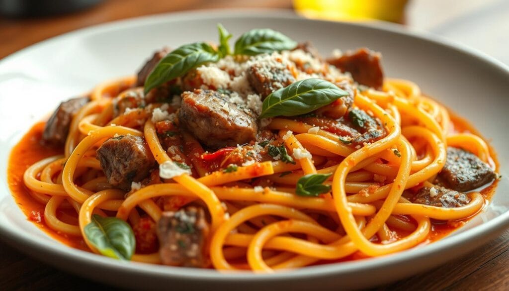 Restaurant-Quality Homemade Spicy Pasta Dish Restaurant-Quality Homemade Spicy Pasta Dish