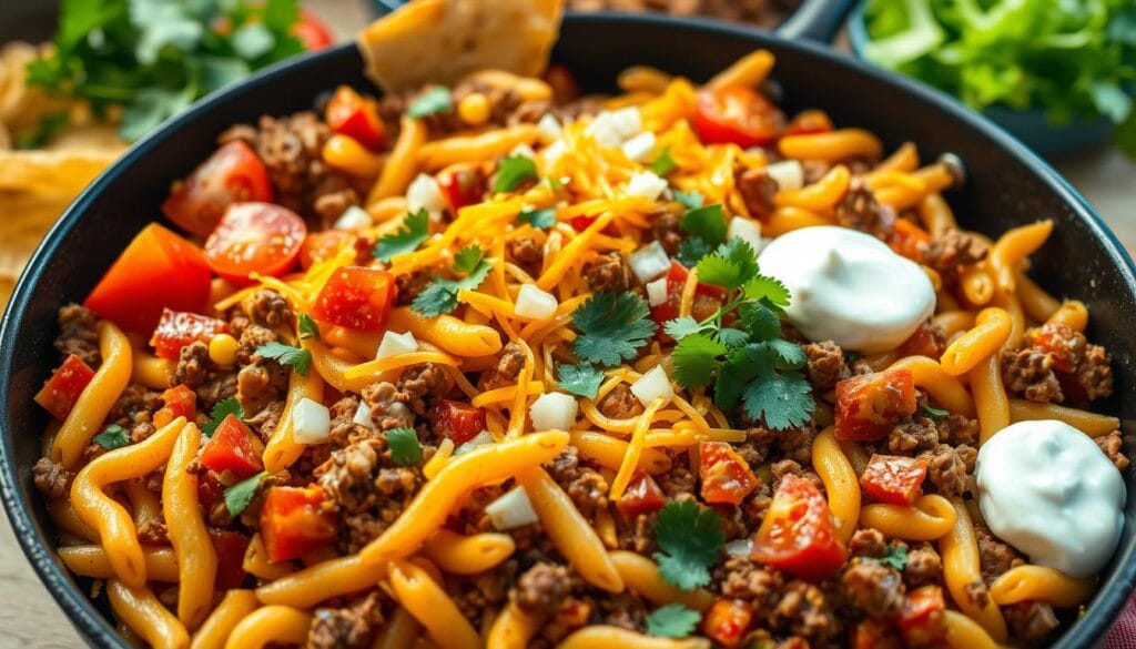 Taco Pasta Skillet Variations Taco Pasta Skillet Variations