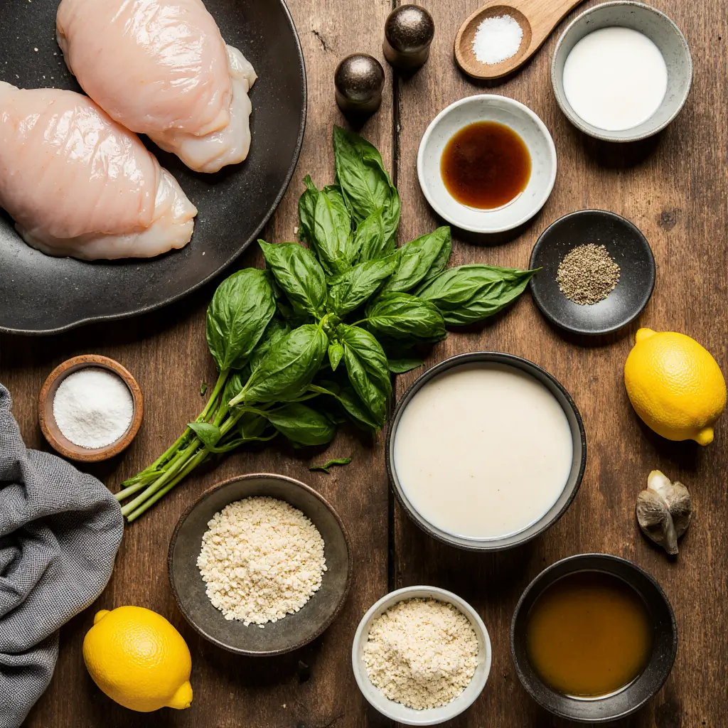 Chicken in Basil Cream