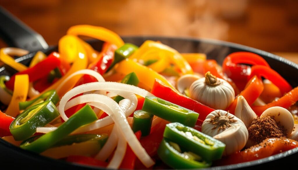 Colorful Fajita Vegetables for Skillet Meals Colorful Fajita Vegetables for Skillet Meals