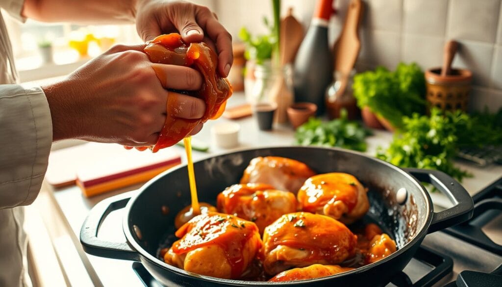 Homemade Sticky Chicken Cooking Process Homemade Sticky Chicken Cooking Process