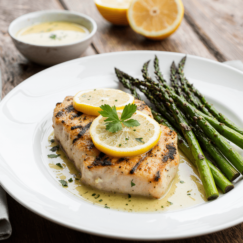 Lemon Chicken and Asparagus
