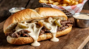 Philly Cheesesteak with Garlic Mayo