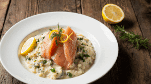Smoked Salmon and Lemon Risotto