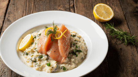 Smoked Salmon and Lemon Risotto