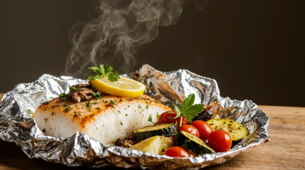Baked Fish in Foil