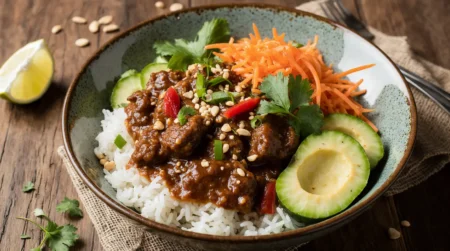 Thai Sweet Chilli Beef Bowls