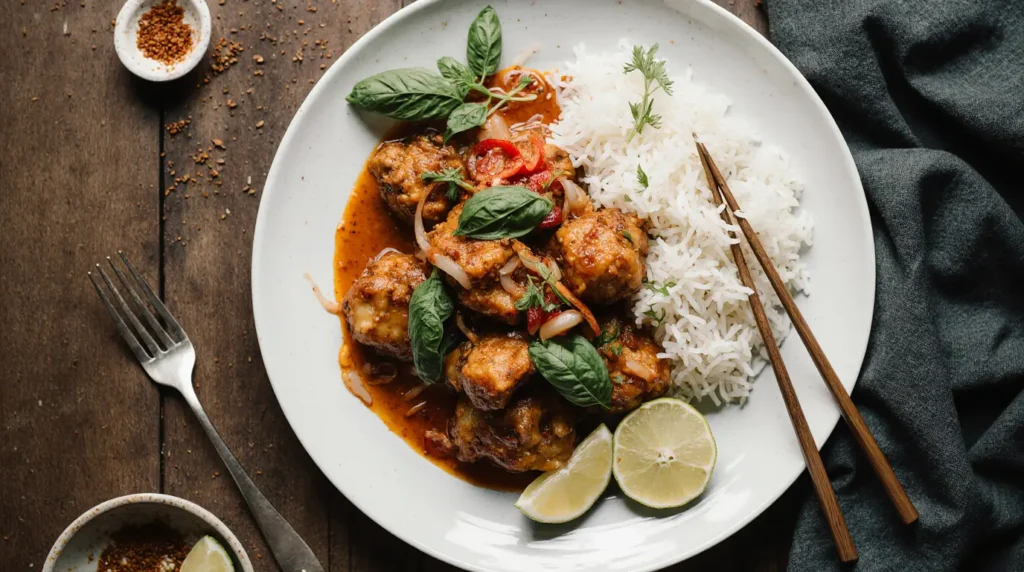 Spicy Basil Chicken
