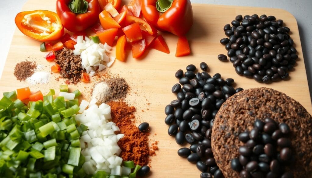 Black Bean Veggie Burgers Ingredients