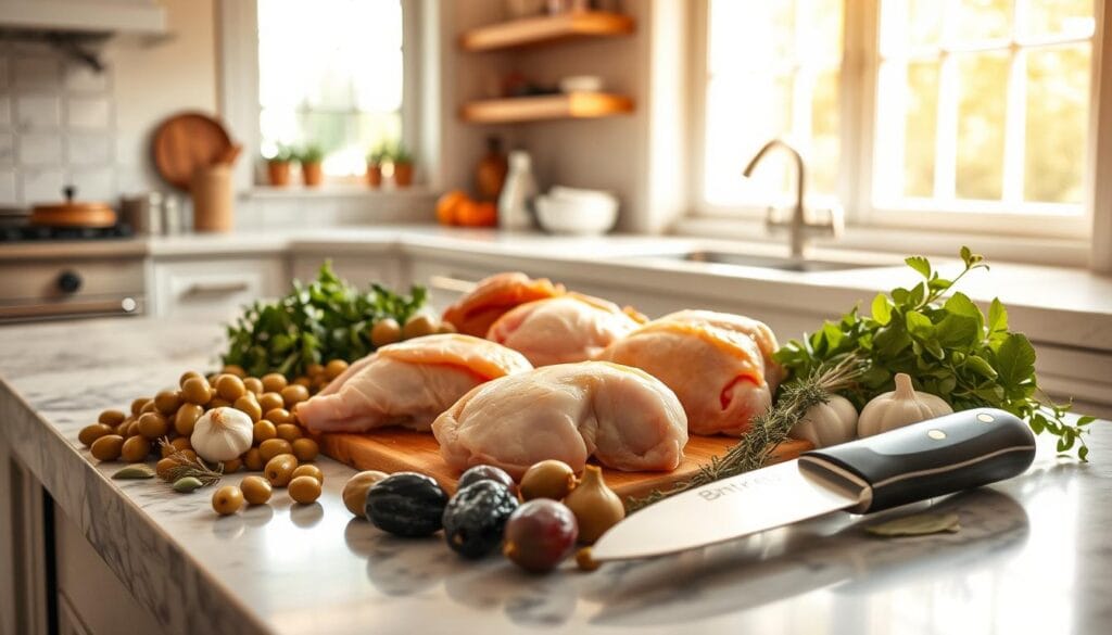 Chicken Marbella Preparation Chicken Marbella Preparation
