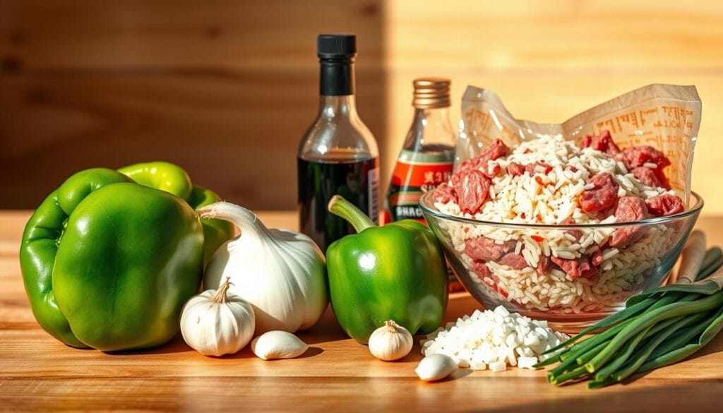 Easy Beef Fried Rice Ingredients