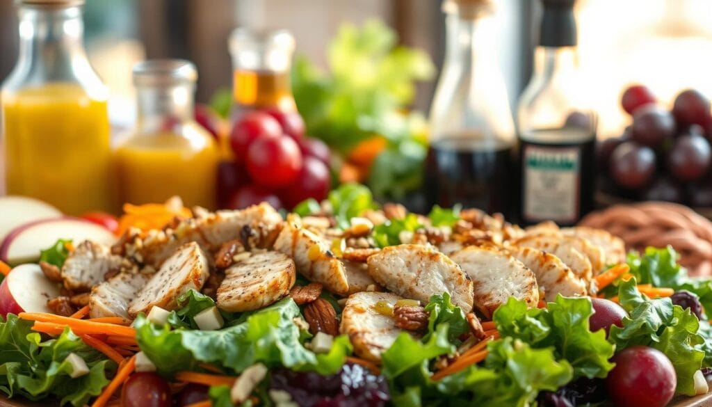 Fresh Fruit and Chicken Salad Variations