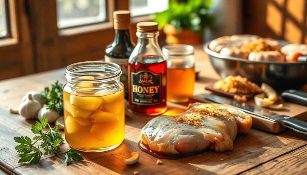 Honey Garlic Marinade Ingredients
