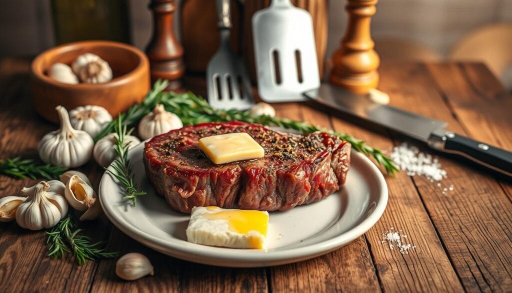 Ingredients for Garlic Butter Steak Recipe