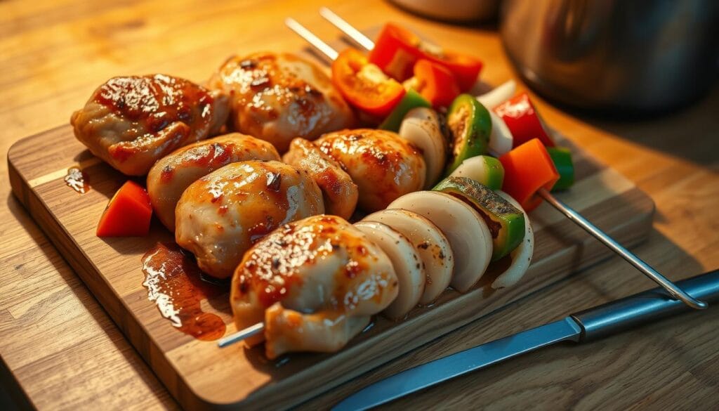 Marinated Chicken Kabobs Preparation Marinated Chicken Kabobs Preparation