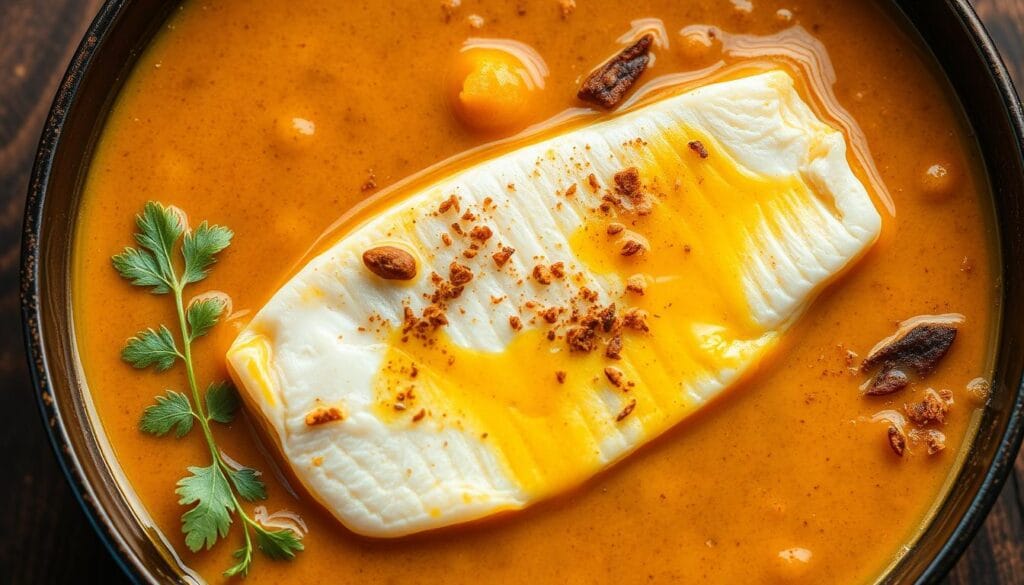 White Fish Curry with Pumpkin Flavor Balance White Fish Curry with Pumpkin Flavor Balance