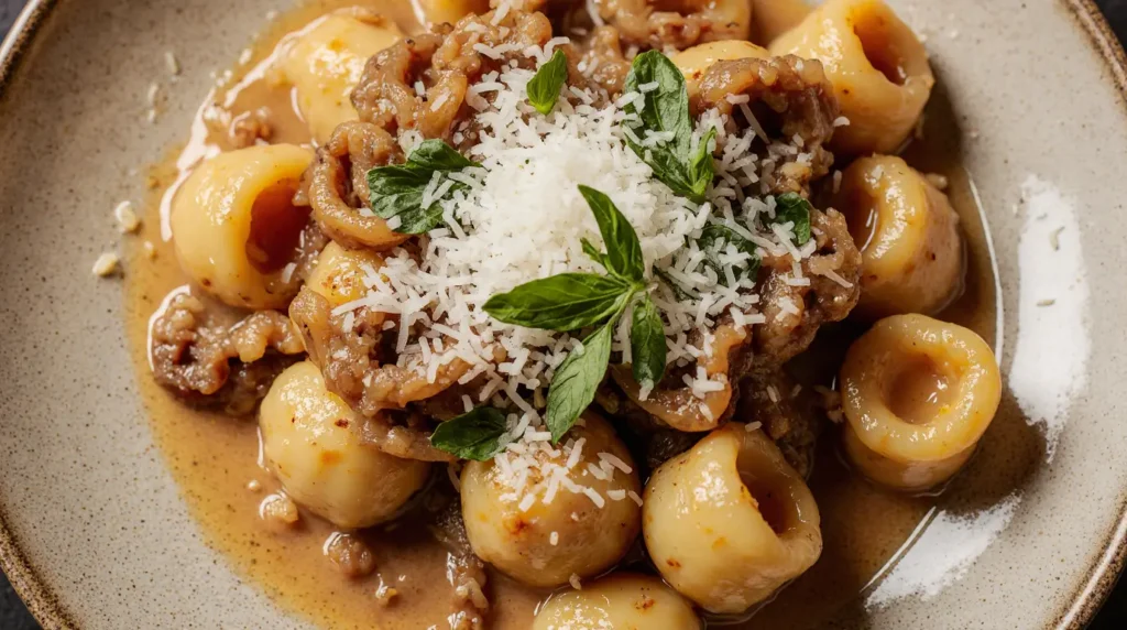 caramelized Tennessee onion tortellini