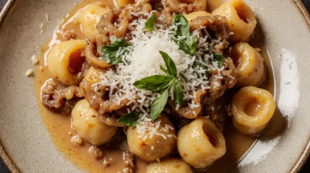 caramelized Tennessee onion tortellini