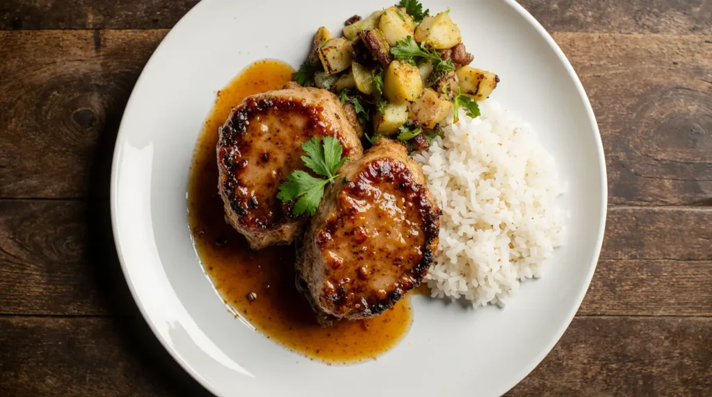 honey garlic pork chops