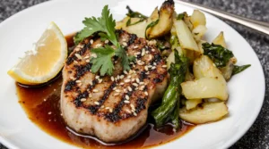 marinated tuna steak