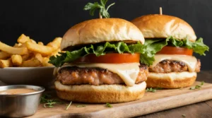 salmon smash burgers