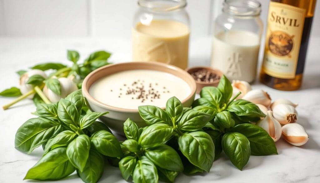 Basil Cream Sauce Ingredients