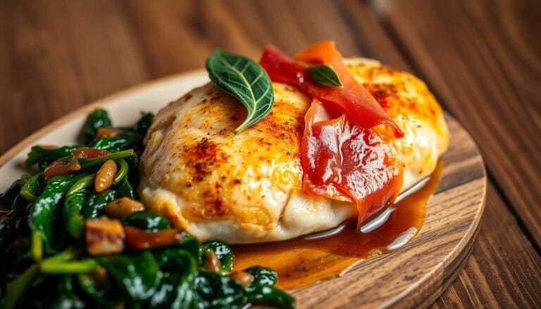 Chicken saltimbocca