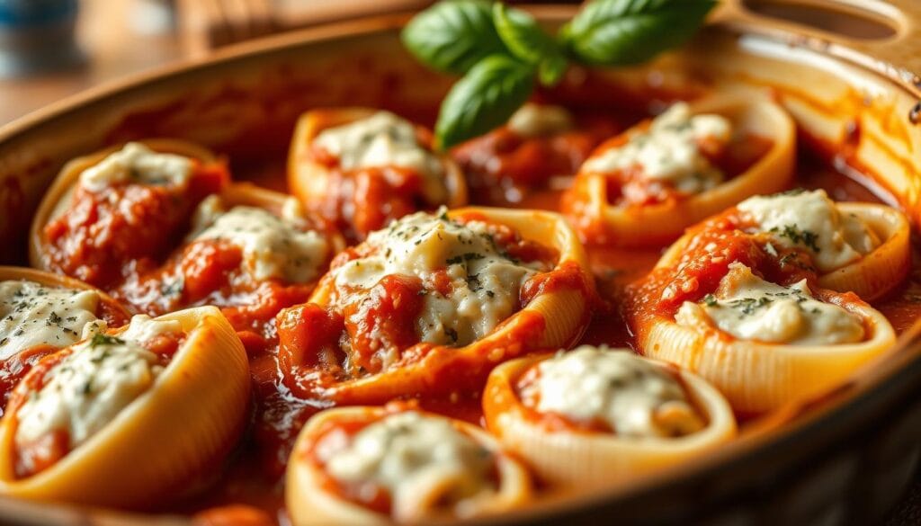 Classic Stuffed Shells Italian Cuisine