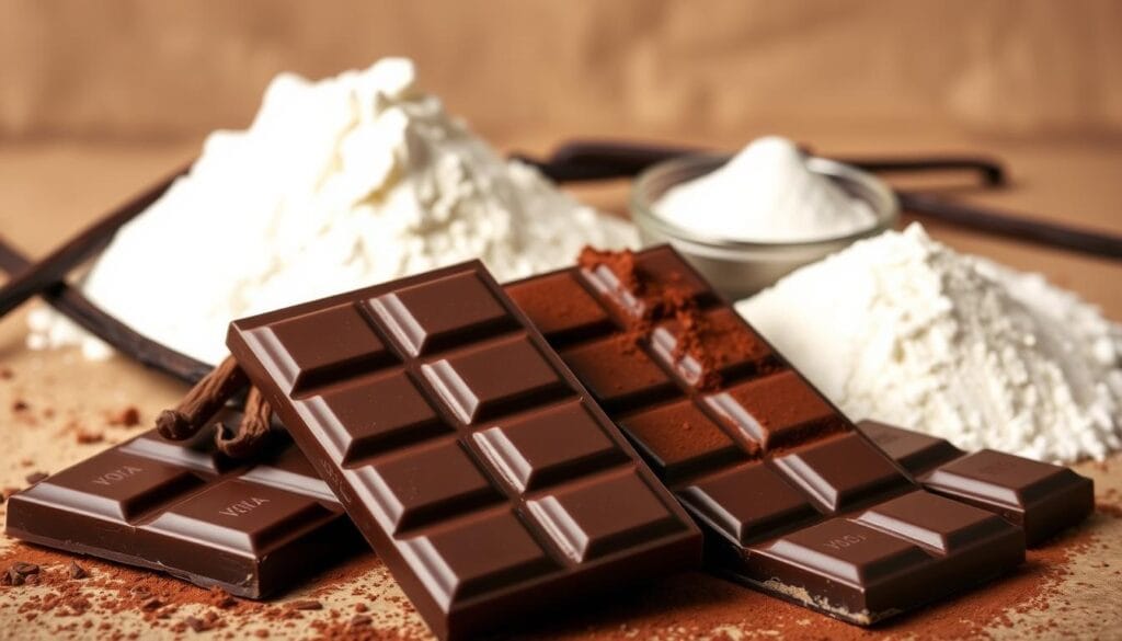 Dark Chocolate Pie Ingredients