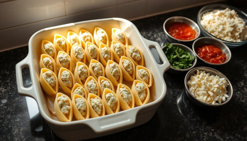 Easy Stuffed Shells Preparation