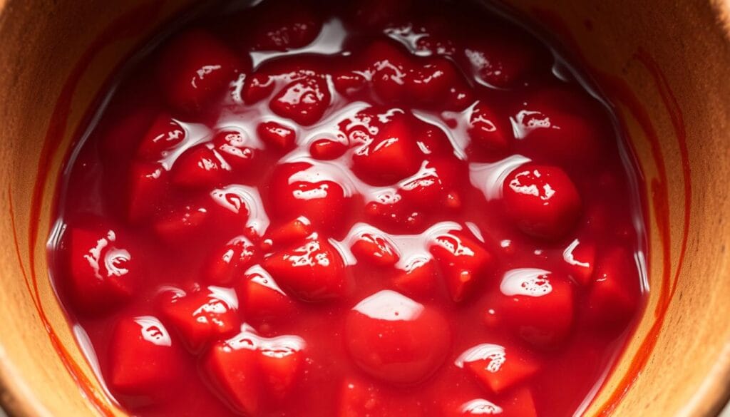 Fresh Strawberry Pie Filling Preparation