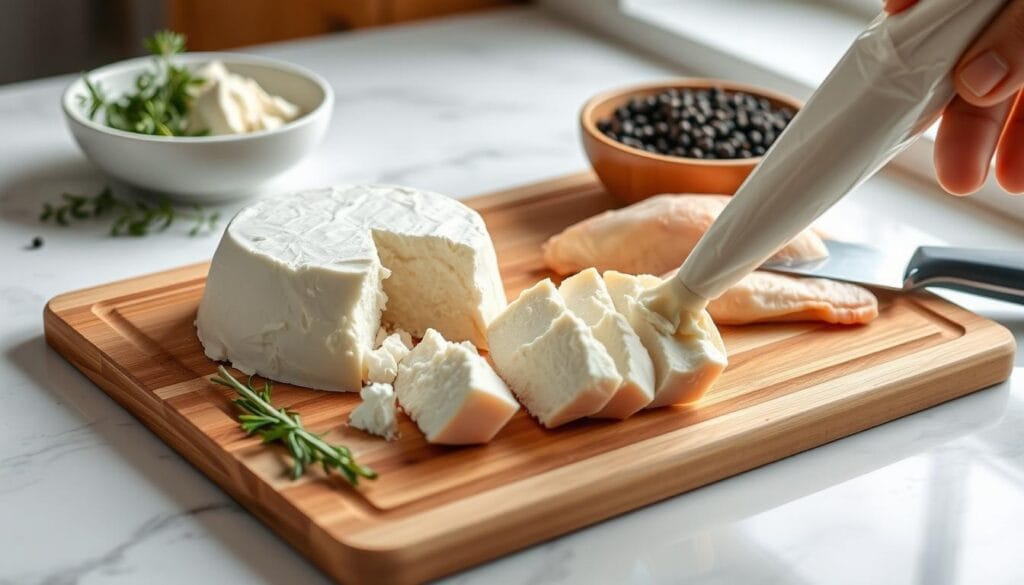 Goat Cheese Filling Preparation