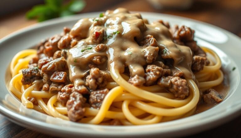 Hamburger storganoff