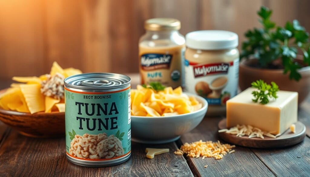 Homemade Tuna Noodle Casserole Ingredients