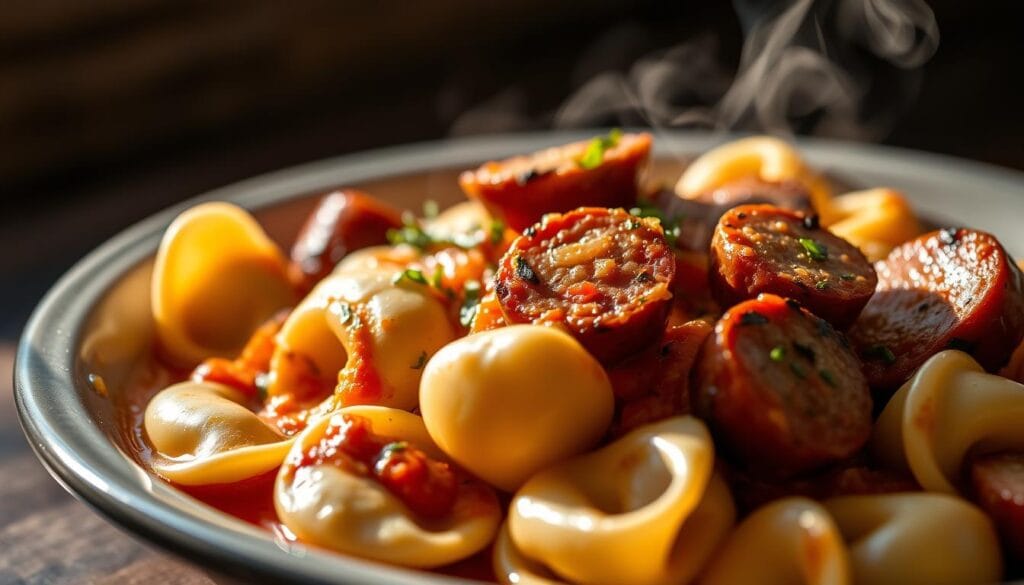 7-Minute Savory Italian Sausage Tortellini Recipe Italian sausage tortellini