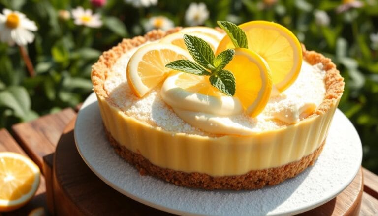 Lemon icebox pie