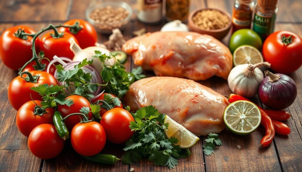 Mexican Salsa Chicken Ingredients