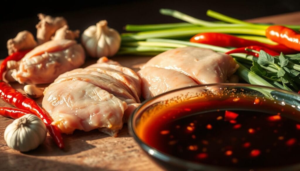 Spicy chicken bulgogi ingredients