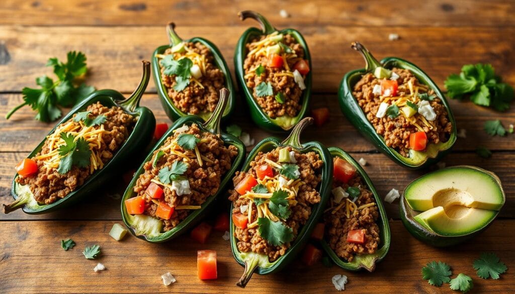 Taco Stuffed Poblano Peppers Serving Suggestions Taco Stuffed Poblano Peppers Serving Suggestions