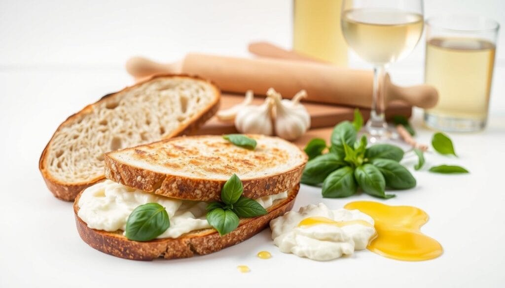 White Pizza Grilled Cheese Ingredients