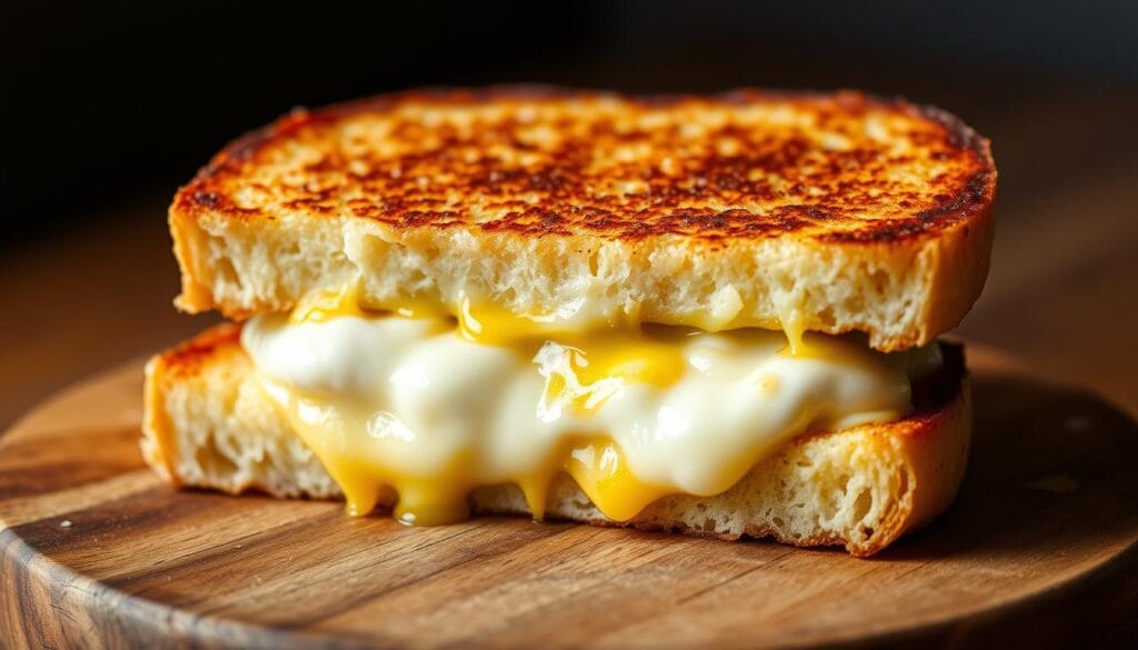 white pizza grilled cheese