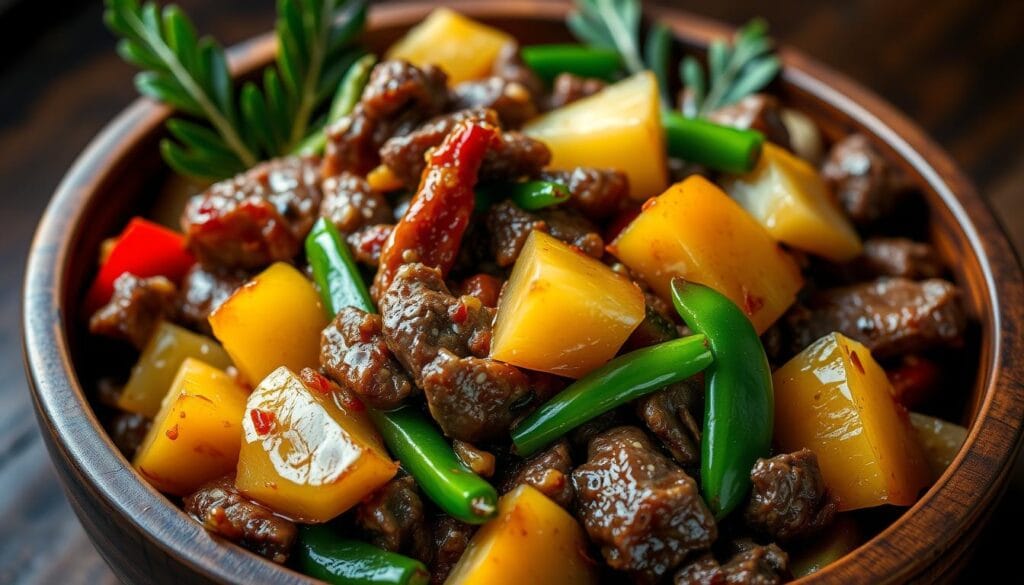 Beef and Pineapple Asian Stir Fry
