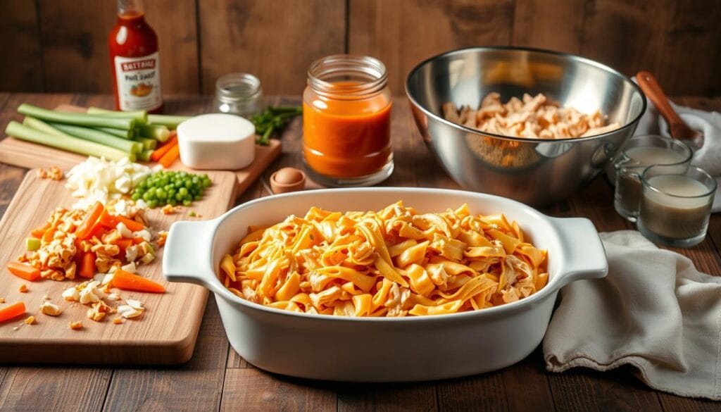 Buffalo Chicken Pasta Bake Ingredients Buffalo Chicken Pasta Bake Ingredients