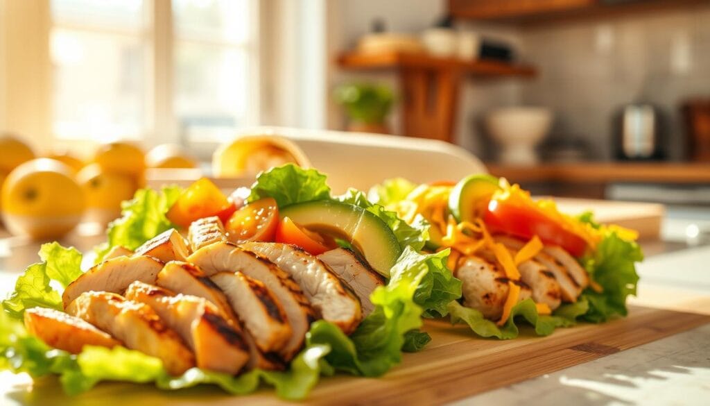 California Style Chicken Wraps Preparation California Style Chicken Wraps Preparation