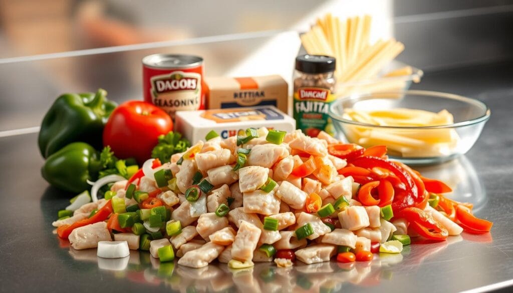 Chicken Fajita Pasta Bake Ingredients Chicken Fajita Pasta Bake Ingredients
