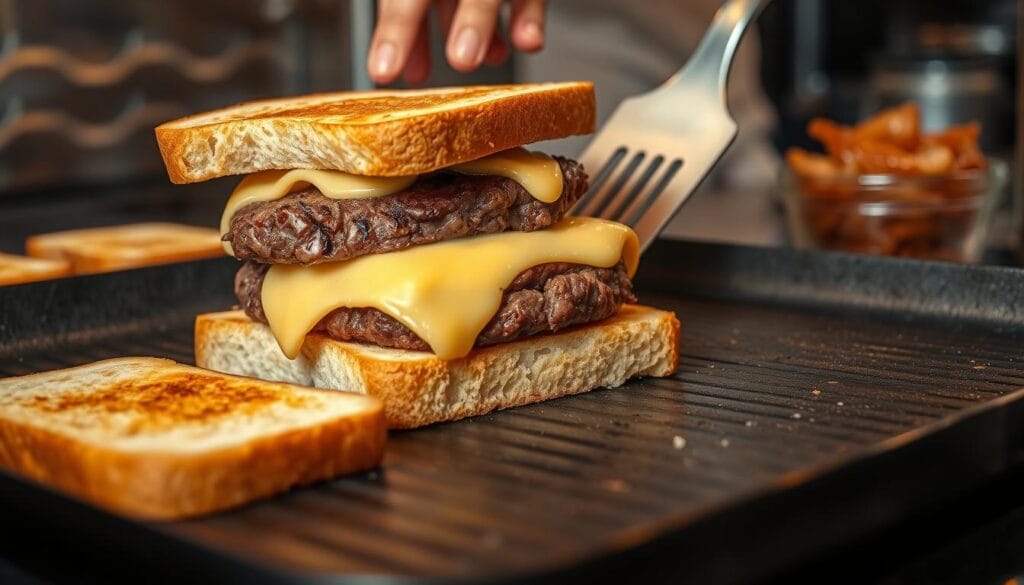 Classic Patty Melts Grilling Technique