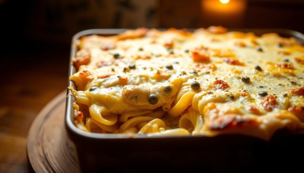 Creamy Chicken Piccata Pasta Bake Creamy Chicken Piccata Pasta Bake